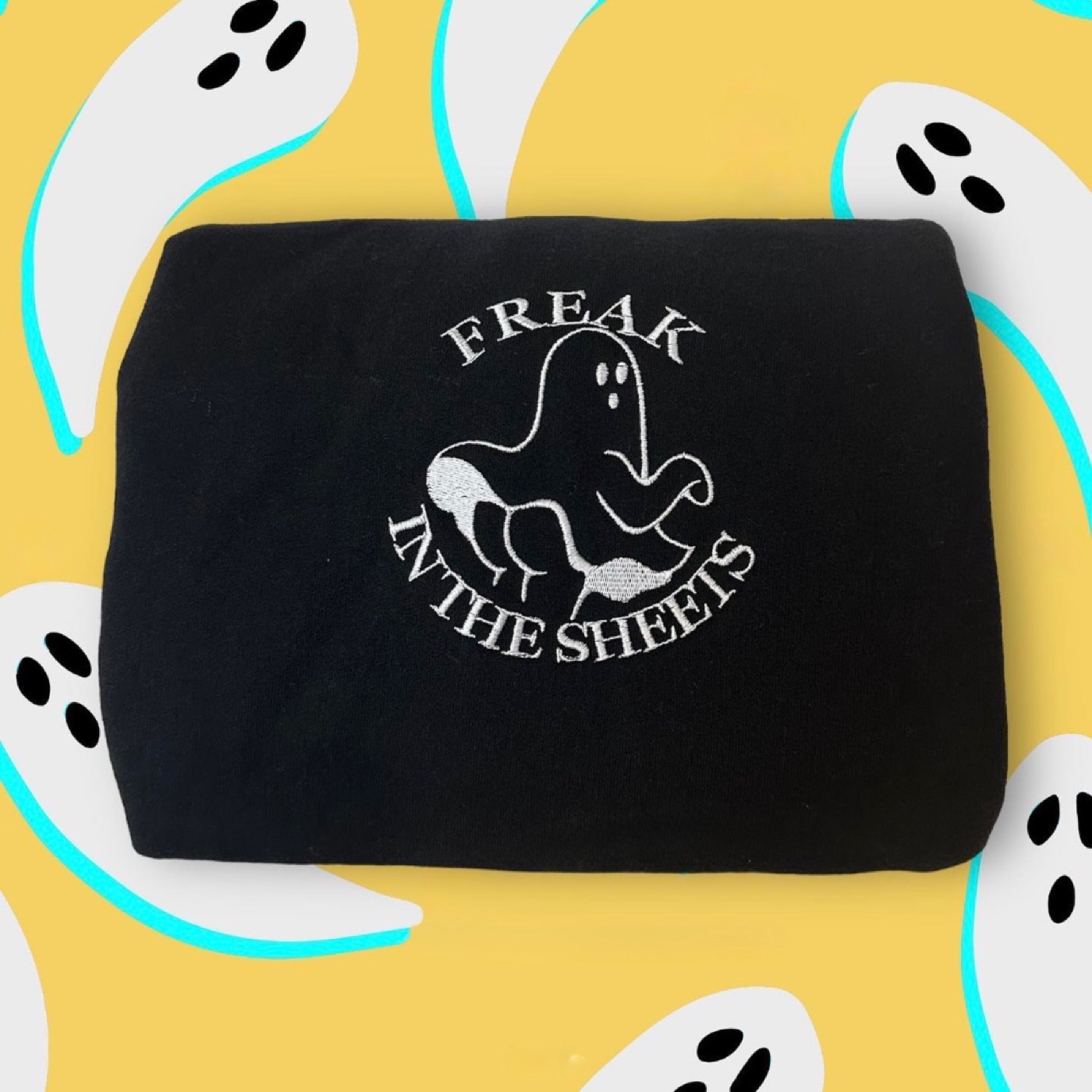 Freak in the Sheets embroidered crewneck